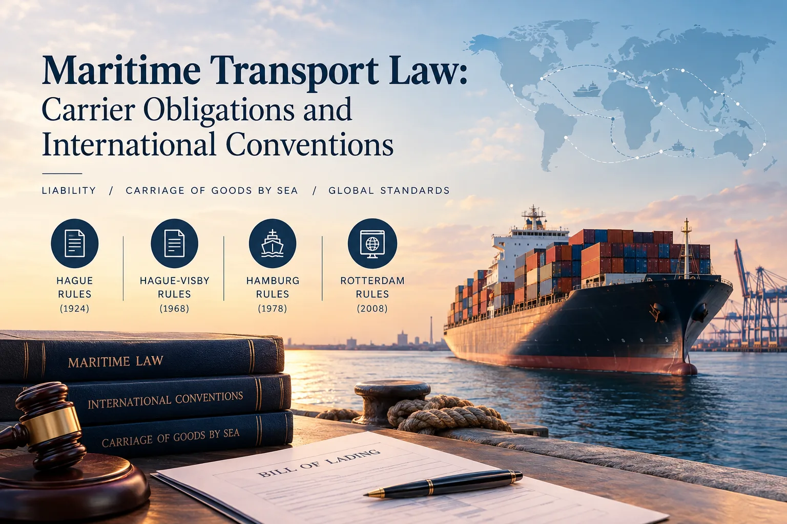 Maritime Transport Law: Carrier Obligations and International Conventions